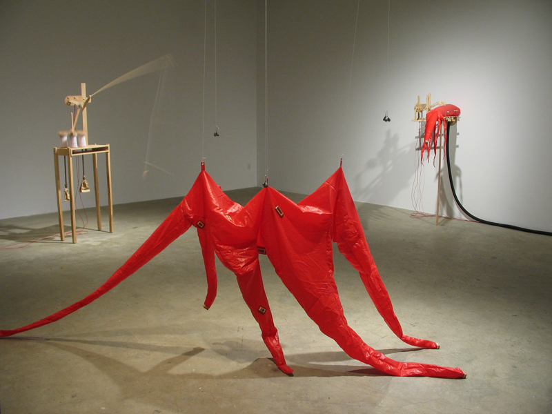 les guérisons,installation cinétique et sonore de manon labrecque,mécanisme,air,souffle,accordéon