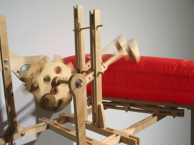 les guérisons,installation cinétique et sonore de manon labrecque,mécanisme,air,souffle,accordéon